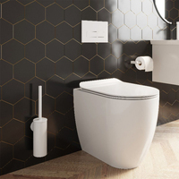 Toilette lavabo en céramique moderne de luxe WC ensemble de toilette Design européen une pièce Bidet salle de bain commode articles sanitaires pour hôtels