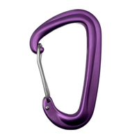 Mousquetons en aluminium 16kN légers et sécurisés pour hamac, camping, accessoires de sac à dos, équipement de plein air