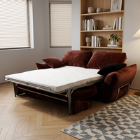 Canapé modulaire convertible en L avec chaise longue, facile à assembler, confortable, rembourré, éco-responsable, idéal appartement et hôtel