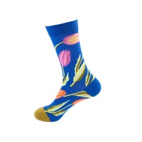Chaussettes personnalisées SHANXIN à faible MOQ, multi-styles, avec logo imprimé sur toute la surface, à prix abordable