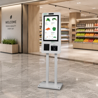Écran tactile interactif tout-en-un de 21,5 à 27 pouces pour affichage numérique Windows, borne interactive de service en libre-service