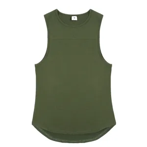 Sando shirts with logo custom logo printed sublimation design for gym shirt gym wear Quick Dry mens Cotton Sleeveless Tank tops
