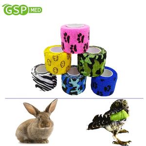 ضمادات الحصان أفضل جودة الذاتي لاصقة طبية مطاطية ل الحصان المطبوعة البيطري التفاف الشريط - Product Image 5