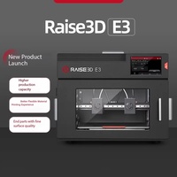Imprimante 3D professionnelle Raise3D E3, nouvelle fonction de nivellement automatique, volume d'impression 330x240x240mm, double extrudeurs PLA, haute productivité