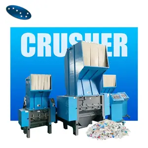 500Kg/h PET bottle crusher plastic bottle and can crusher machine