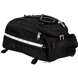 Sac à dos de sport d'extérieur en nylon imperméable 30-40L, multi-poches, fermeture éclair, coque souple, sac de voyage et de cyclisme unisexe - Product Image 4