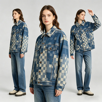 Veste en jean personnalisée de haute qualité, veste vintage de créateur pour homme, taille plus, streetwear, vestes en jean pour homme