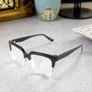 New Arrival Retro Acetate Material Eyeglasses Fashion High Quality Unisex Anti Blue Light Optical Frames Acetate Frame <strong>Glasses</strong> - Product Image 5