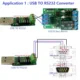 Convertisseur USB vers RS232/485 industriel Bssy)ud67a01, module série UART, RXD GND CTS DTR, compatible Win10, puce CH340-E, SP