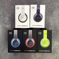 Casque P47 à Vente Chaude Casque Sans Fil Casque de Jeu avec Microphone Mains Libres Casque Sans Fil P47 P47