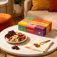 Boîte d'emballage de chocolat biodégradable écologique personnalisée avec étiquette privée OEM ODM Logo personnalisé Carton rigide Truffe