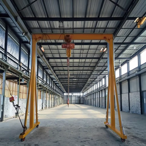 Elektrischer tragbarer Hochleistungs-Portalkran 3,3 Tonnen Tragfähigkeit 2m Hubhöhe und 2,5 m Spannweite für den Werkstatt gebrauch - Product Image 1