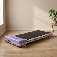Nouveau design, tapis de marche électrique portable 2,5 CV sans balais, léger, pour la maison, à installer sous le bureau, avec inclinaison automatique, capacité de 120 kg