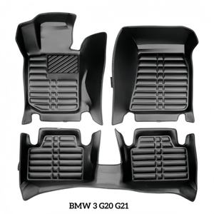 Tapis de sol en cuir 3D de luxe antidérapants et écologiques, ajustement précis, pour <span class=keywords><strong>BMW</strong></span> Séries 1, 3, 5, <span class=keywords><strong>7</strong></span>, X1, X3, X5, X6, X7, IX, IX1 - Product Image 2