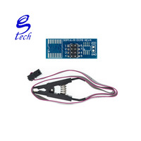 Module Programmeur USB Flash BIOS SOIC8 Séries 24 25 EEPROM + Clip de Test SOIC8 SOP8 pour Adaptateur EEPROM 93CXX / 25CXX / 24CXX