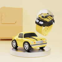 Mini Voiture Télécommandée en Alliage, Jouet pour Enfants, 2,4 GHz, Portée 50m, Petite Voiture de Course avec Chargement USB, Voiture RC de Dessin Animé, Cadeau