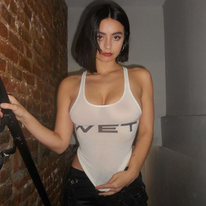 2025 serré Y2K bébé t-shirts en Stock voir à travers <span class=keywords><strong>Sexy</strong></span> fille chaude débardeur imprimé humide Corset haut court pour les femmes - Product Image 1