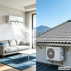 Export Standard 1.5HP 1Ton 12000BTU Wall Mount <b>Split</b> Air Conditioner <b>Mini</b> Fast Cooling System Household Hotel Use DC Te DC Techn - Product Image 1