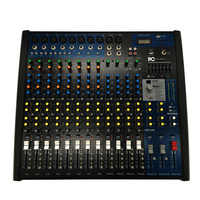 Console de mixage vidéo musicale numérique professionnelle 16 canaux Système de sonorisation Mixeur DJ