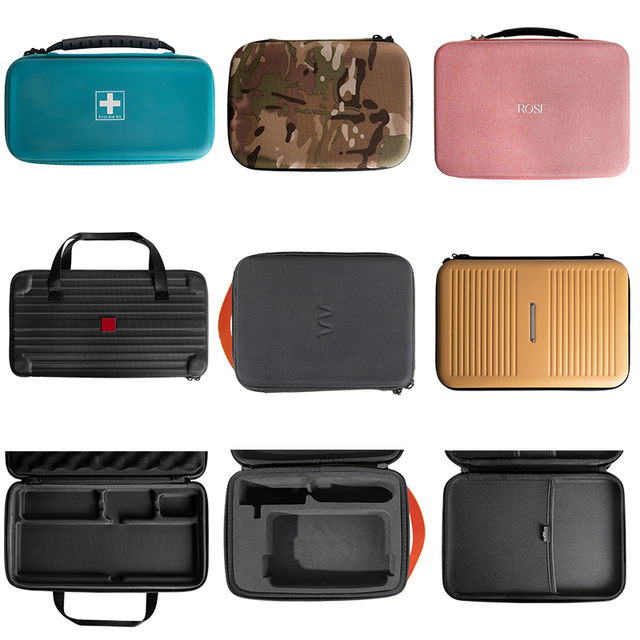 Manufacturer Custom EVA Bag Heavy Duty Waterproof Handle Carrying Plastic Hard Tool Foam Case with Zipper