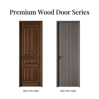 Portes intérieures en bois composite de haute qualité, vernies au four, pour hôtels et maisons, fabricant chinois de premier plan