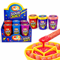 Usine de stylos gommeux à mâcher de haute qualité Vente chaude de bonbons liquides aigres avec saveur fruitée Collations et bonbons emballés en vrac