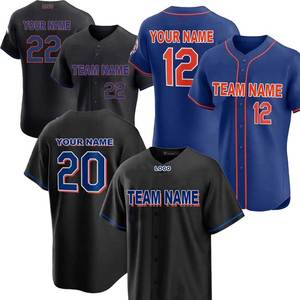 Maillot de baseball d'été en gros, design classique, motif 'City Brotherly Love', rouge, blanc, bleu marine, tenue d'équipe, séchage rapide, respirant, en Spandex - Product Image 5