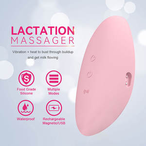 Masajeador de lactancia vibrador calentador OEM/ODM, masajeador de lactancia profesional personalizado, nuevo masajeador de senos eléctrico 2024 - Product Image 2