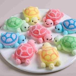 Vente en gros 3D petite tortue jouet guimauve saveur de fruits mignon dessin animé gelée bonbons pour enfants jeux et fêtes - Product Image 2
