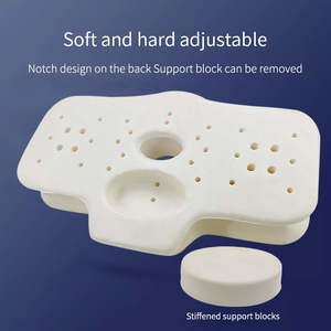 Bantal ortopedi tulang belakang serviks dapat diatur ergonomis lunak terlaris bantal busa memori nyaman tidak beracun - Product Image 2