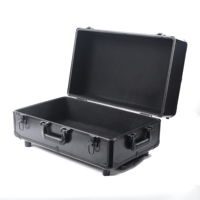 Valise à roulettes rigide de transport de voyage personnalisée avec taille personnalisée pour l'équipement, valise de vol en aluminium avec poignée et roue
