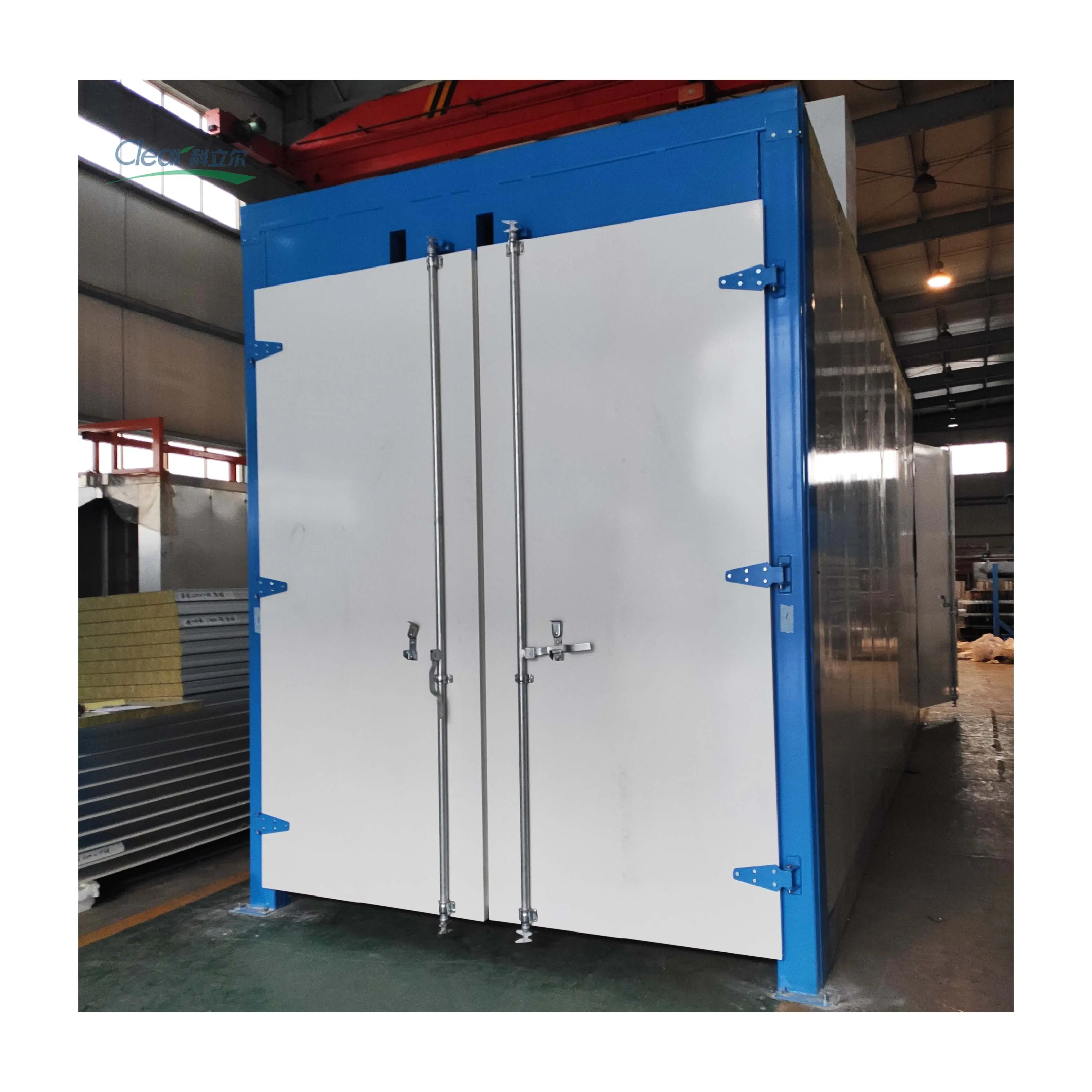 GAS industrial powder coating curing oven with racking