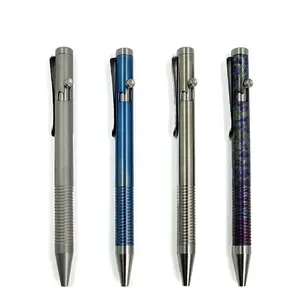 Jxt ปากกาคลิปเชือกเส้นเล็กพร้อมปากกาขนาดพกพาปากกาขนาดเล็กสลักเกลียวไทเทเนียมขนาดสั้น