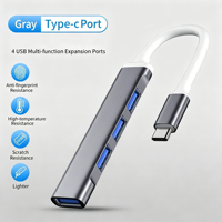 USB Docking Station 3.0 Hub with Multiple Ports High-Speed Transmission Converter Connector Type C Expansion Dock Splitter