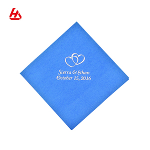Personnalisé Jetable <span class=keywords><strong>Bleu</strong></span> <span class=keywords><strong>Marine</strong></span> Personnalisé Serviettes Serviettes <span class=keywords><strong>En</strong></span> <span class=keywords><strong>Papier</strong></span> Pour Les Mariages - Product Image 1
