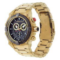 Modische Multifunktionale Business-Casual Herren Edelstahl Wasserdichte Luxus-Quarzuhr mit Chronograph