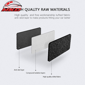Tapis de sol pour Ford Mustang Mach-E 21-25, doublure en velours noir, avant et arrière, antidérapants - Product Image 6