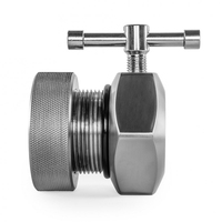 2 Buah Gym Angkat Berat Pelepasan Kunci Cocok 2 Inci/50Mm Dumbbell Barbell Bar Klem Klip Kompetisi Kerah