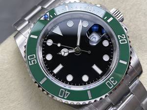 Montre de plongée Hulk de qualité supérieure, étanche, mécanique, 41 mm, VS Factory, acier 904L, vert, mouvement 3235, 126610, céramique noire - Product Image 5