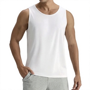 Sports Summer Oversized Tank <b>Top</b> <b>Men</b> Crew Neck Design Loose Fit Quick Dry Breathable <b>Mesh</b> Material Sporty Low Price Streetwear - Product Image 1