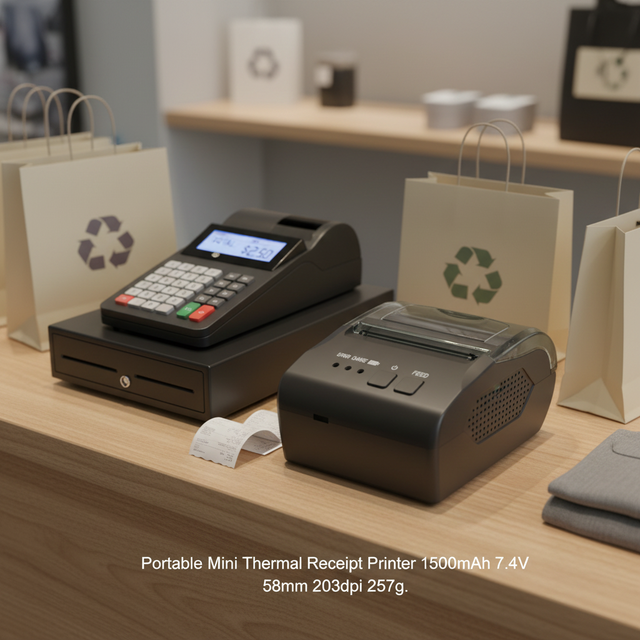 160mm/s POS92510 Impresora Trmica 58mm 80mm Desktop Auto Cut Inkless Thermal Receipt Bill Pos Printer for Supermarket Restaurant