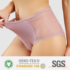 Culottes menstruelles pour femmes, fabriquées directement en usine, en coton pur à haute absorption, anti-fuites latérales, respirantes - Product Image 3