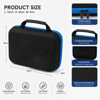 Bolsa de Viaje EVA Resistente al Agua con Logotipo Personalizado, Caja de Almacenamiento de Herramientas a Prueba de Golpes, Estuche de Transporte con Cremallera y Bolsillo de Malla