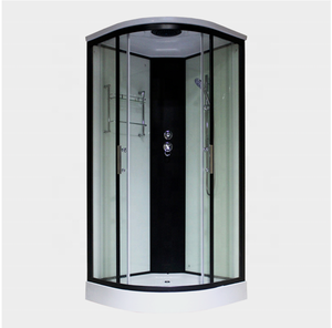 Cabine de <span class=keywords><strong>douche</strong></span> à vapeur <span class=keywords><strong>italienne</strong></span> moderne avec cadre brossé, 2 portes coulissantes, 90*90 100*100 - Product Image 2