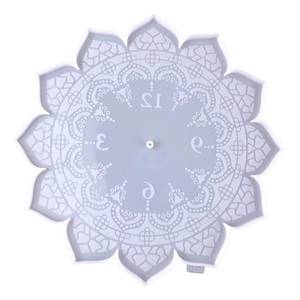 DIY Home Decoration Clock Mold Food Grade <b>Silicone</b> Eco-friendly Non-Toxic Heat Resistant Reusable for Epoxy Resin Cake Tools - Product Image 1