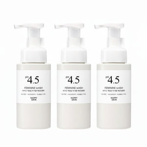 Offerta Speciale: Set da 3 Detergenti Intimi Femminili Happy Bath PH4.5 Leggermente Acido con Artemisia, 250g, in Confezione di Plastica - Product Image 1