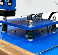 Máquina de Prensa Térmica Plana Automática de Alta Pressão 40x60cm 50cm 40cm com Mesa Dupla para Estamparia Têxtil e Hot Stamping de Camisetas