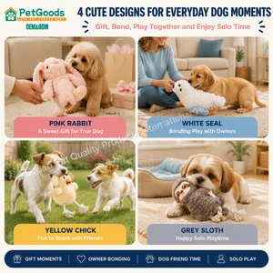 Juguetes de peluche chirriantes al por mayor con diseños de animales de chenilla y relleno de algodón PP para cachorros, para masticar y jugar, y para tiendas de mascotas. - Product Image 2
