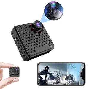 Mini camara güvenlik iki yönlü radyo hareket algılama gece görüş kamera gözlük hd 1080p video kayıt