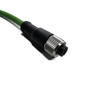 ขั้วต่อ M12 4 PIN A-Code TO RJ45ปลั๊กอุตสาหกรรม PROFINET สายเคเบิลอีเธอร์เน็ตมีความยืดหยุ่นสูงประกอบสายเคเบิล Cat6 - Product Image 3